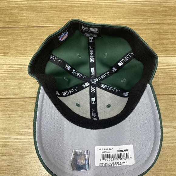 Green Bay Packers Baseball Cap New Era 39Thirty Fitted Hat NFL Small/ Medium - Picture 7 of 9
